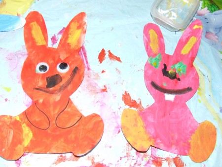 výkres, nožnice, farby